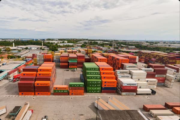 Estrutura de depot preparada para alta performance logística