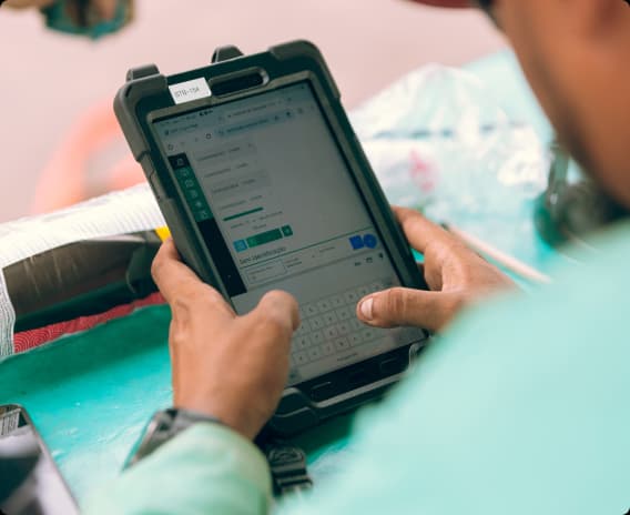 Vistoria e controle com operação digital integrada