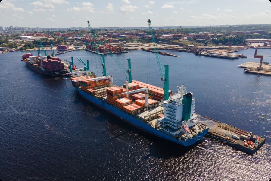 Operação portuária estratégica na Amazônia